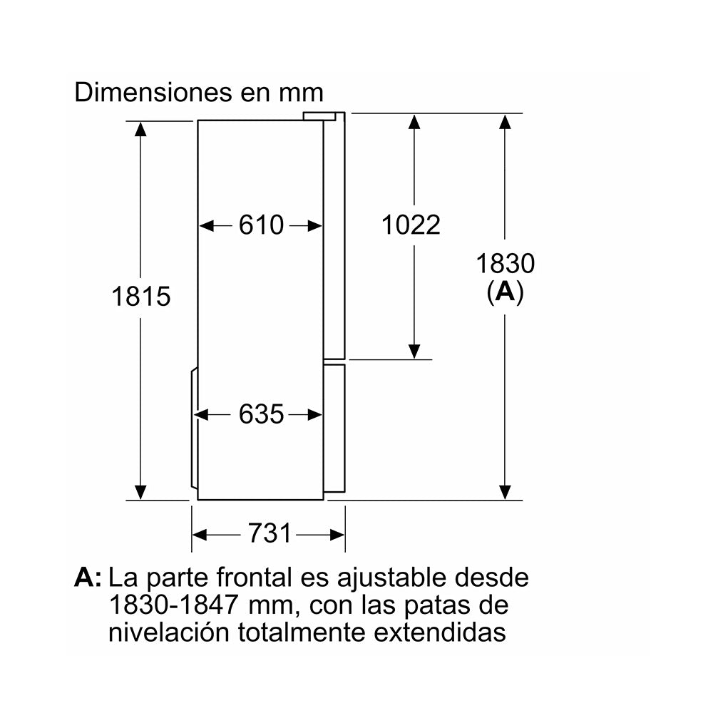 Heladera Bosch Multipuerta Serie 4 Bosch